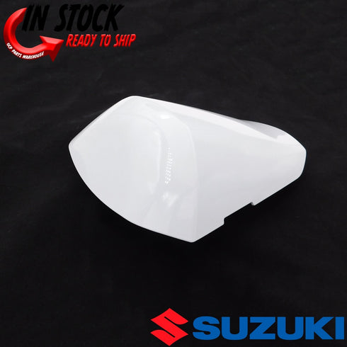 NEW OEM SUZUKI 2017-2024 GSXR 1000 BRILLIANT WHITE REAR PASSENGER SOLO SEAT COWL